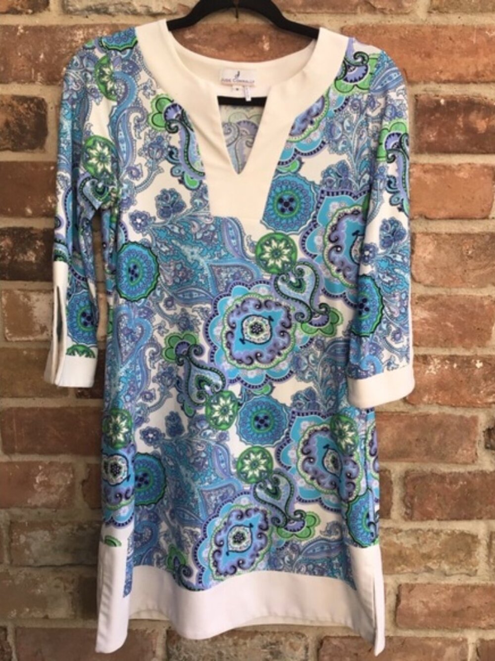 Jude Connally Paisley Print Women's dress size small